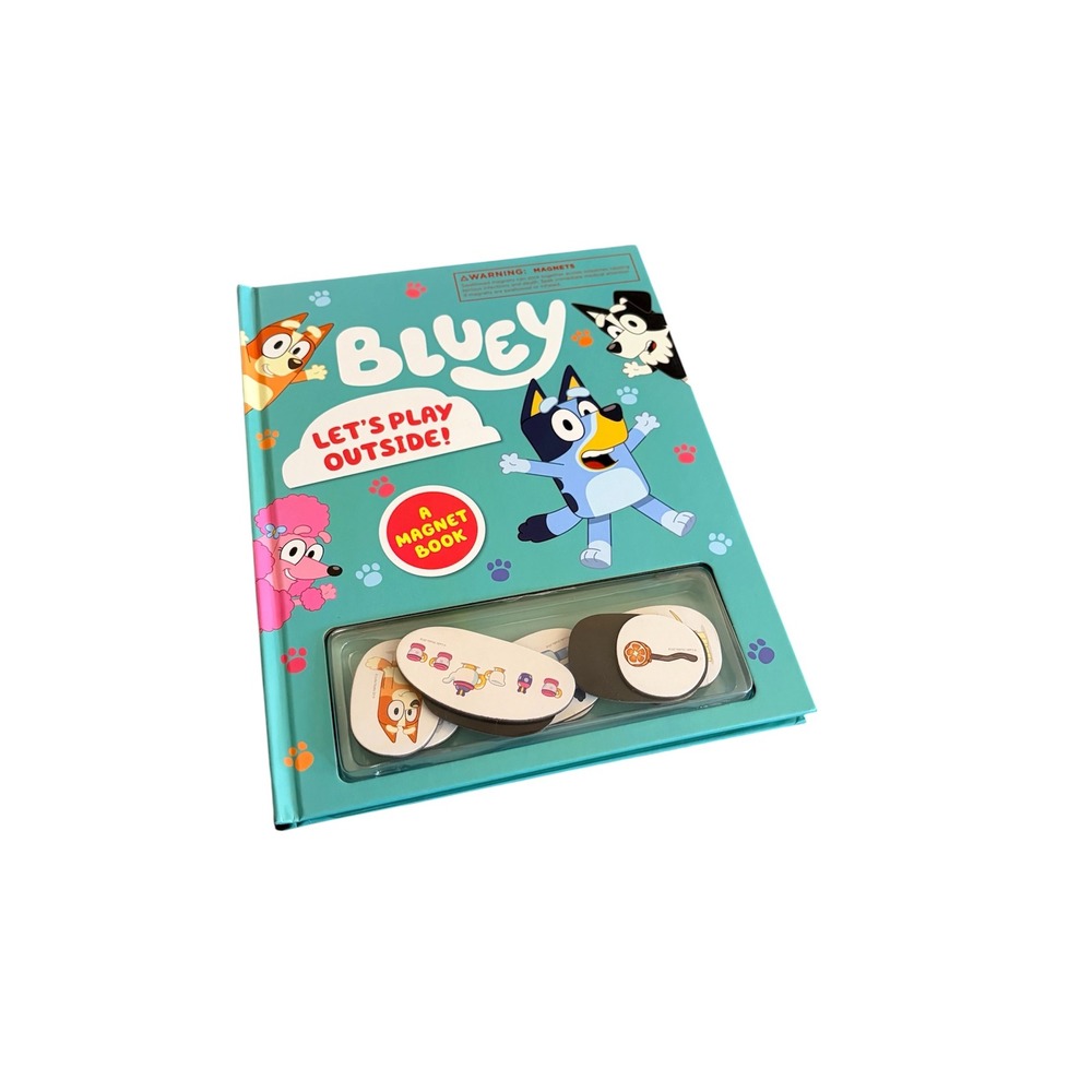 *4for$20 Mix&Match* Bluey: Let's Play Outside! An Interactive Kids Magnet Book